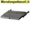 CPRE1U Piano rack 19" 1 unita' estraibile, realizzato in acciaio