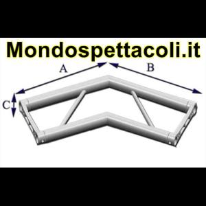 Angolo 135 ° a 2 vie orizzontale P25