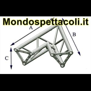 TRE30L - Angolo sezione Triangolare con lato 29 cm