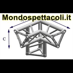 TRE40L - Angolo sezione Triangolare con lato 40 cm