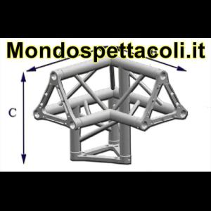 TRE40L - Angolo sezione Triangolare con lato 40 cm