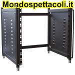 RACKB10 Modulo rack 10 unita' per installazioni in studi di reg.