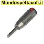 AD327 Adattatore da spina jack Ø 6,3 mm. mono a presa jack Ø 6,3