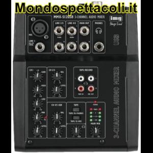 MMX-512USB Mixer audio a 3 canali