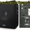 Skytec subwoofer amplificato 1000 watt 18 pollici