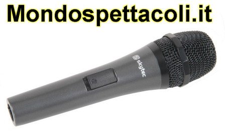 Microfono dinamico per voce colore Nero XLR