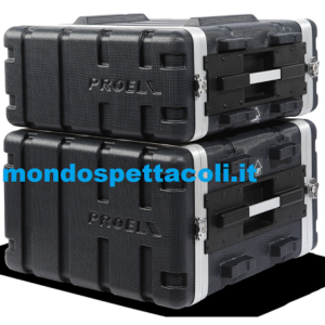 Flight case rack in ABS Proel Force 6 unità