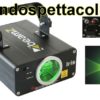 Effetto Luce LASER Verde Iris 50 mW con DMX