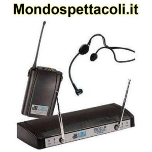 DB PU860 radiomicrofono ad archetto UHF