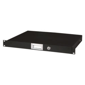 19 Inch Drawer with keylock 1U (483 x 350 x 44 mm, LxPxA)/4,8 kg