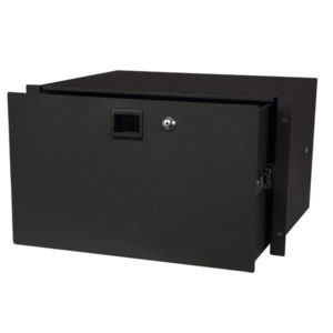 19 Inch Drawer with keylock 6U (483 x 350 x 267 mm, LxPxA)/10,5 kg