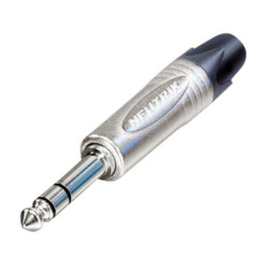 6.3mm Neutrik NP-3-X Jack plug Stereo Stereo, alloggiamento nichel