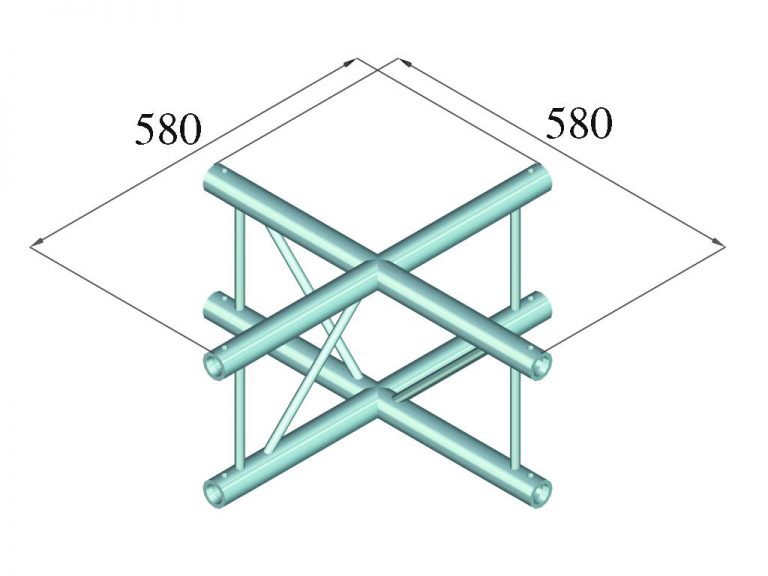 ALUTRUSS DECOLOCK DQ2-PAC41V 4-way Cross Piece