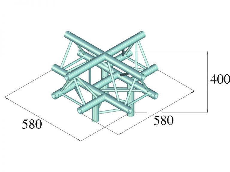 ALUTRUSS DECOLOCK DQ3-PAC52 5-Way Corner /