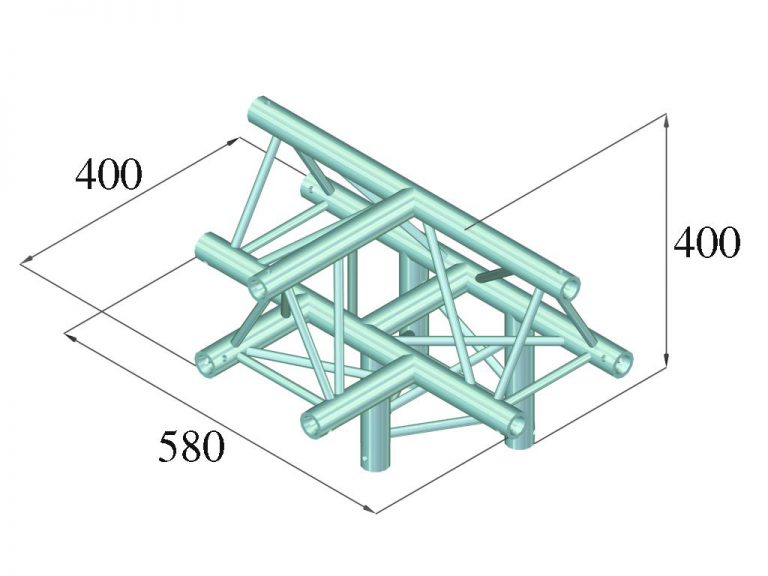 ALUTRUSS DECOLOCK DQ3-PAT43 4-Way T-Piece /