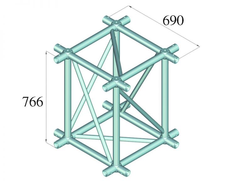 ALUTRUSS QUADLOCK TQ390-MCB Universal Crossing