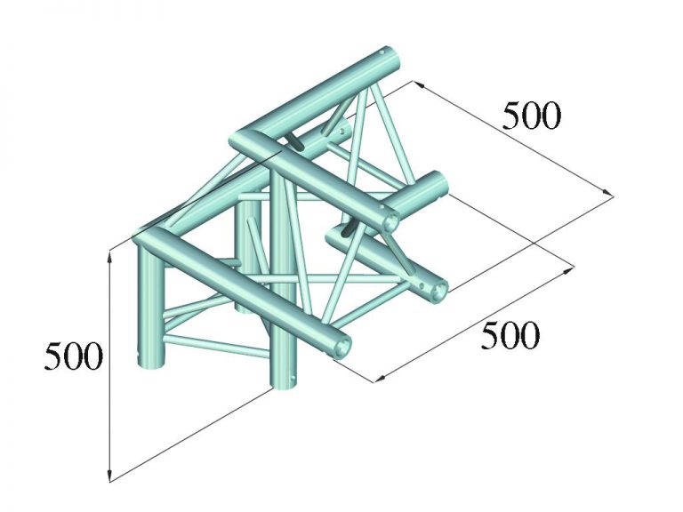 ALUTRUSS TRILOCK 6082AL-31 3-Way Corner / right