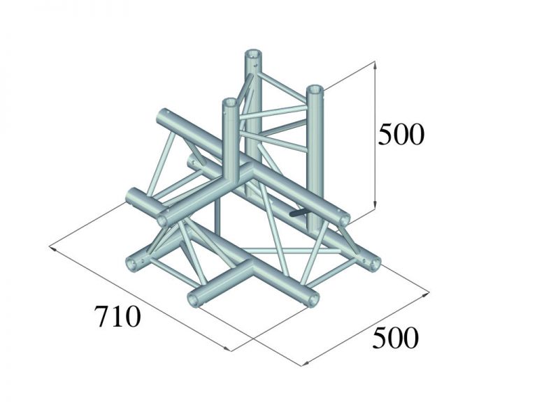 ALUTRUSS TRILOCK 6082AT-42 4-Way Piece /