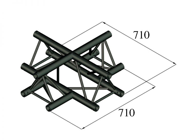 ALUTRUSS TRILOCK S-PAC-41 4-Way Cross