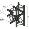 ALUTRUSS TRILOCK S-PAC-44 4-Way Piece / left