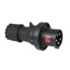 CEE 125A 400V 5p Plug Male Nero, IP67