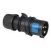 CEE 16A 240V 3p Plug Male Nero, IP44