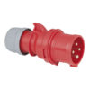 CEE 16A 400V 4p Plug Male Rosso, IP44