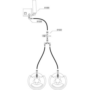 CO2 Bottle to 3/8 Q-Lock adapter