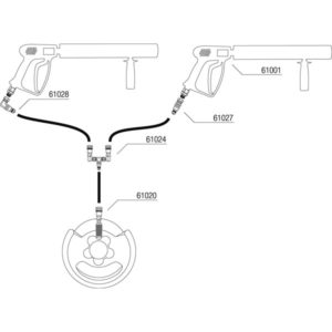 CO2 Bottle to 3/8 Q-Lock adapter