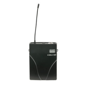 COM-42 Set microfono wireless UHF, 2 canali