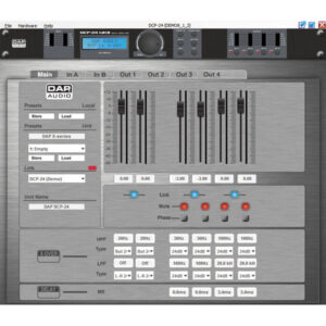 DCP-24 MKII Crossover digitale 2-in, 4-uscite