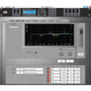 DCP-24 MKII Crossover digitale 2-in, 4-uscite