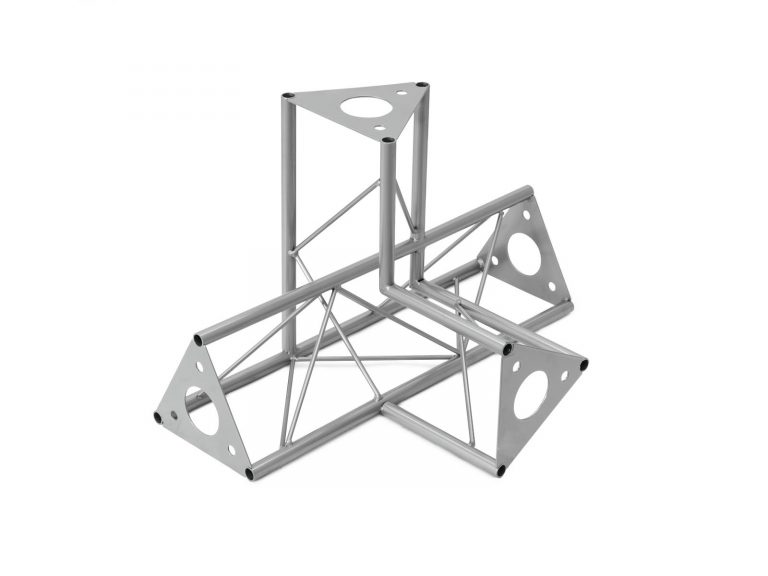 DECOTRUSS SAC-45 corner 4-way l+h silver