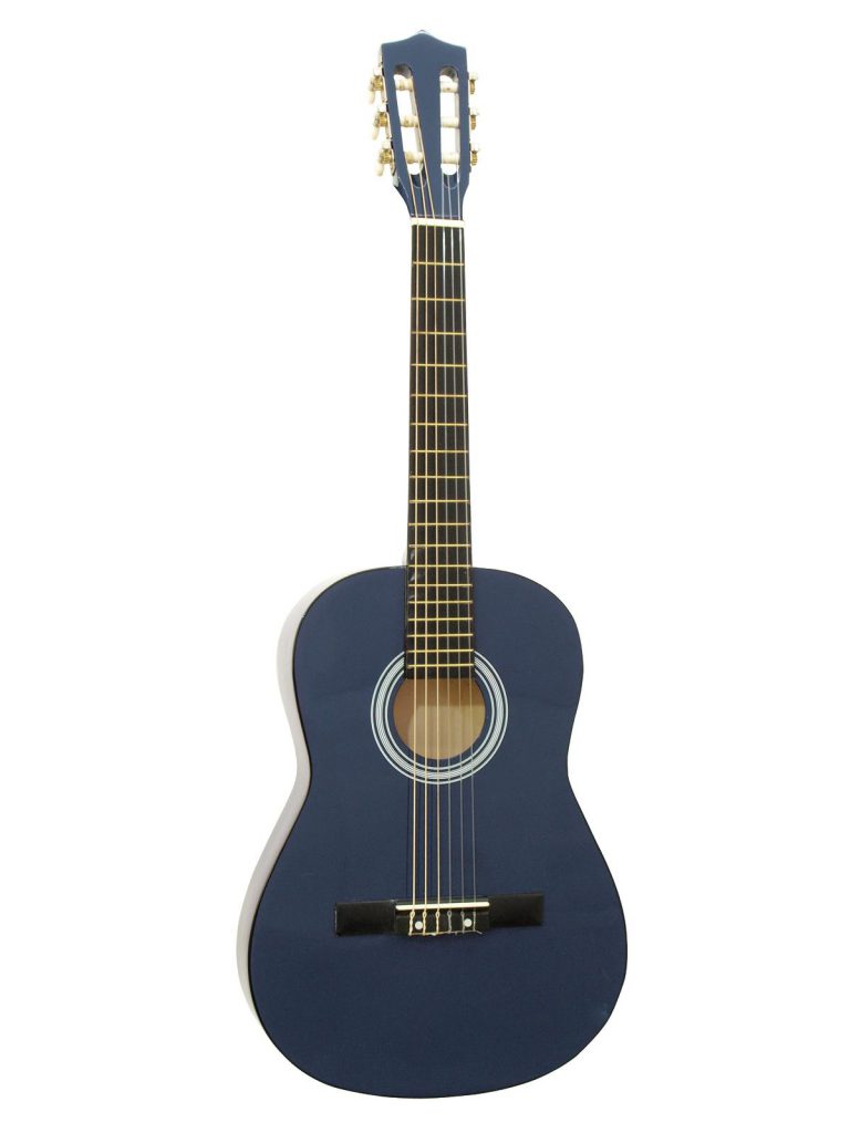 DIMAVERY AC-303 Classical Guitar 3/4, blue