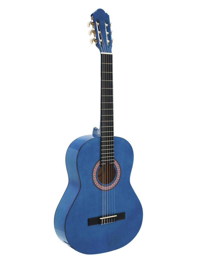 DIMAVERY AC-303 Classical Guitar, Blueburst