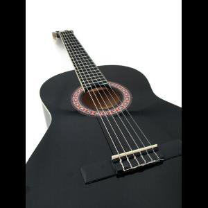 DIMAVERY AC-303 Classical Guitar, black