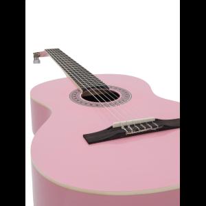 DIMAVERY AC-303 Classical Guitar, pink