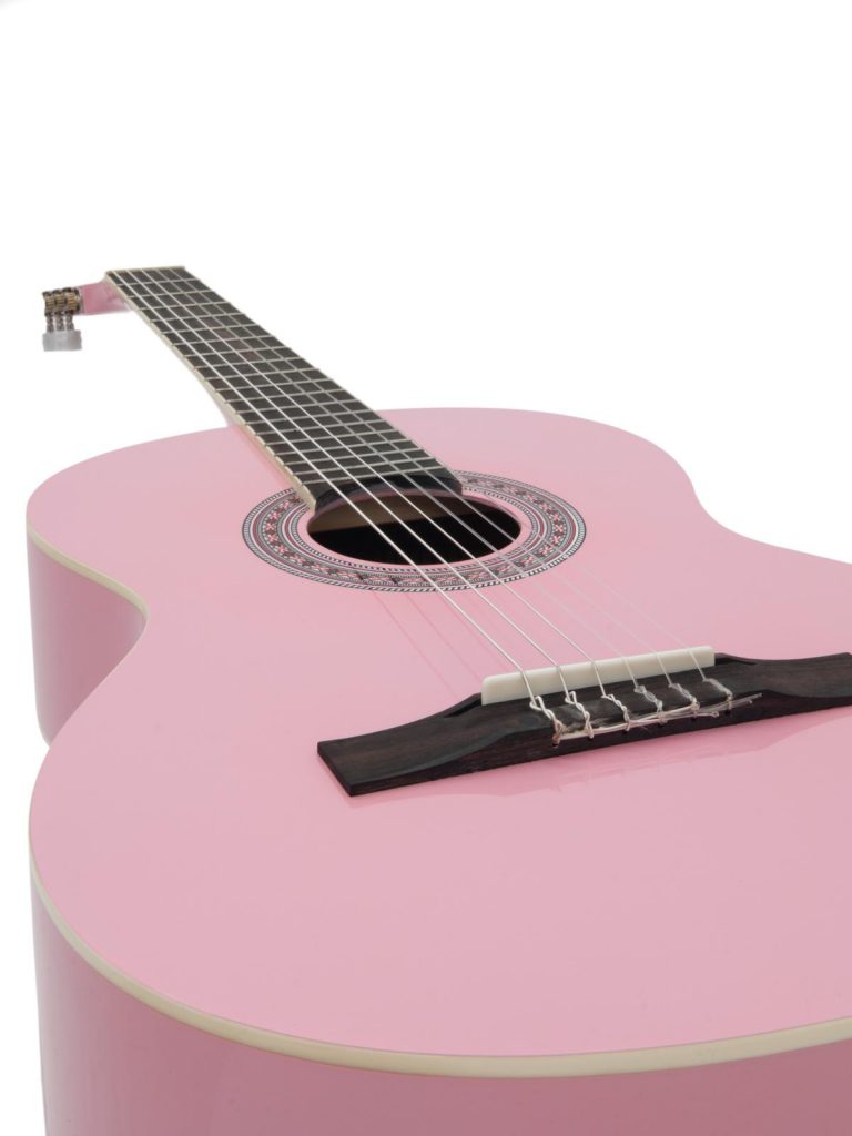 DIMAVERY AC-303 Classical Guitar, pink