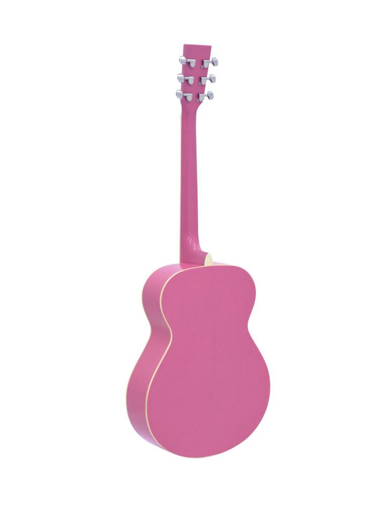 DIMAVERY AW-303 Western guitar pink