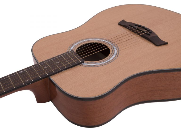 DIMAVERY AW-380 Western guitar, nature