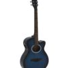 DIMAVERY AW-400 Western guitar, blueburst