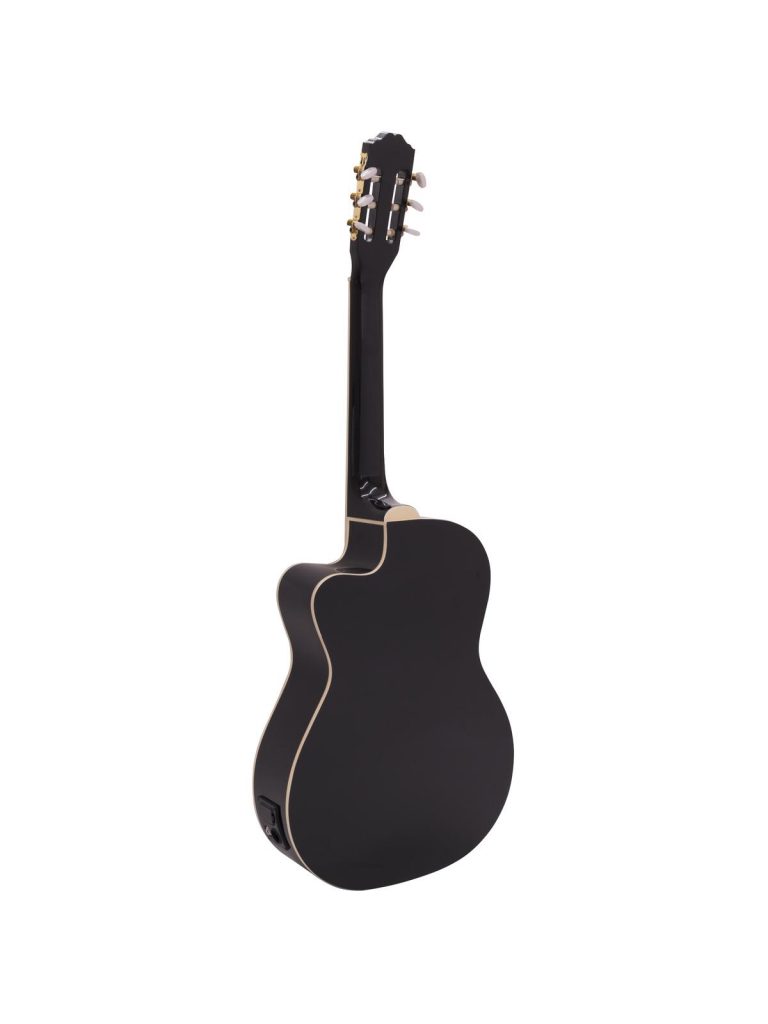 DIMAVERY CN-600E Classical guitar, schwarz