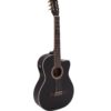 DIMAVERY CN-600E Classical guitar, schwarz