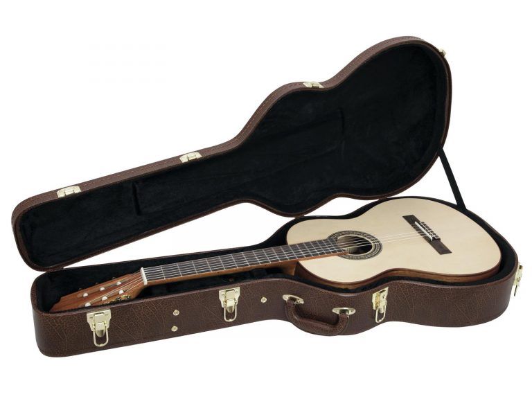 DIMAVERY Form case classical guitar, brown