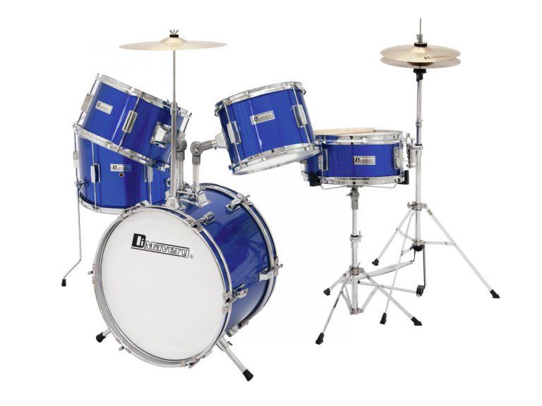 DIMAVERY JDS-305 Kids Drum Set, blue