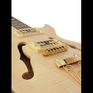 DIMAVERY LP-600 E-Guitar, nature maple