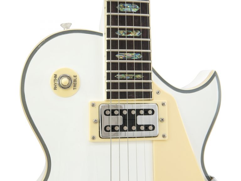 DIMAVERY LP-700 E-Guitar, white