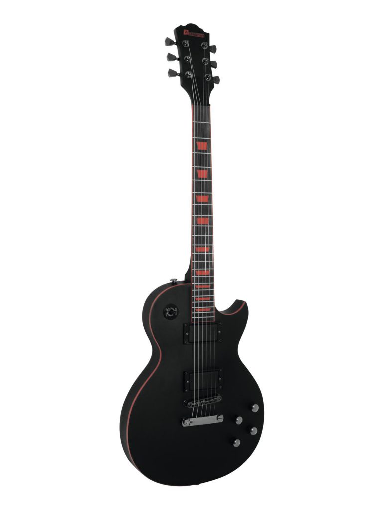 DIMAVERY LP-800 E-Guitar, satin black