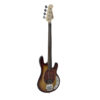 DIMAVERY MM-501 E-Bass, fretless, tobacco