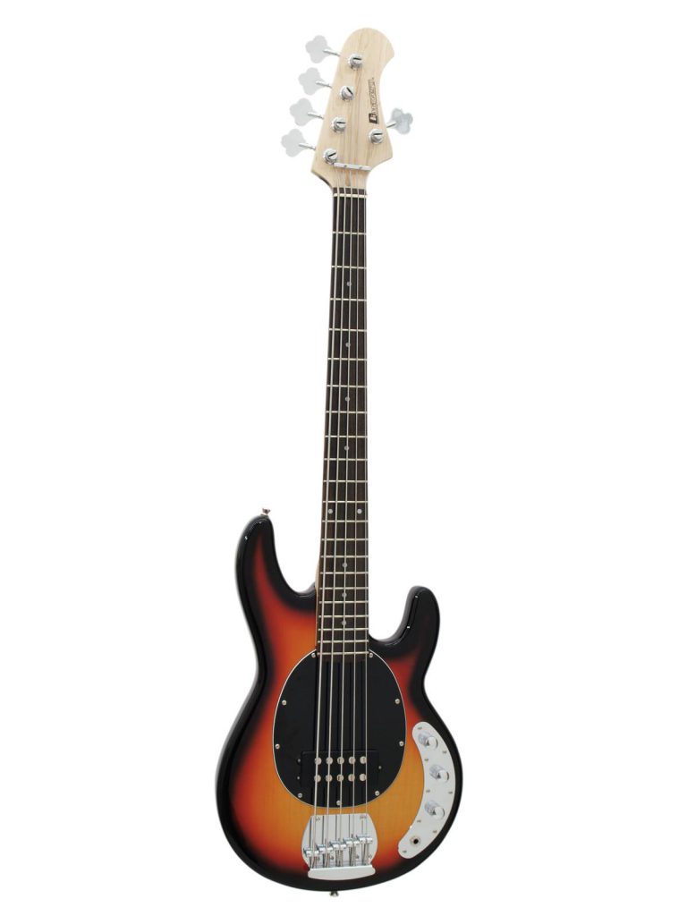 DIMAVERY MM-505 E-Bass, 5-string, sunburst